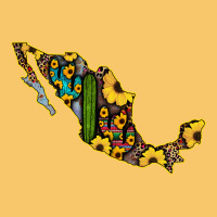 Guerrero Mexico Serape Cactus Sunflower Map Vintage Hoodie | Teevron
