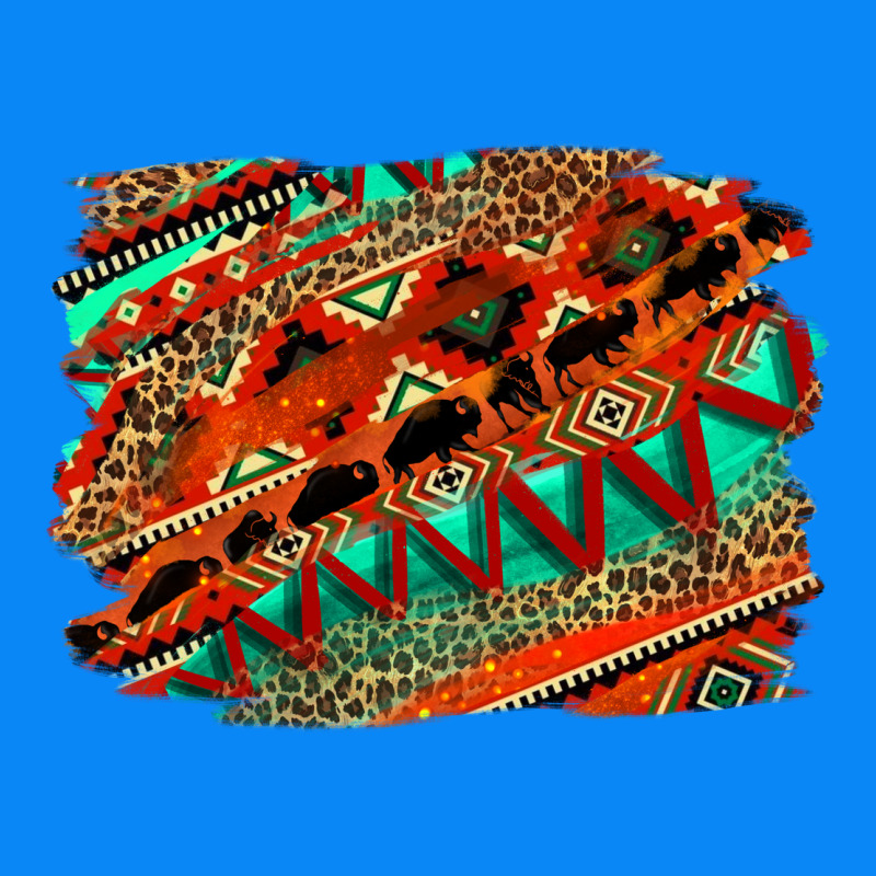 Western Aztec Background Pattern Zipper Hoodie by OliviaCreatesArt | Teevron