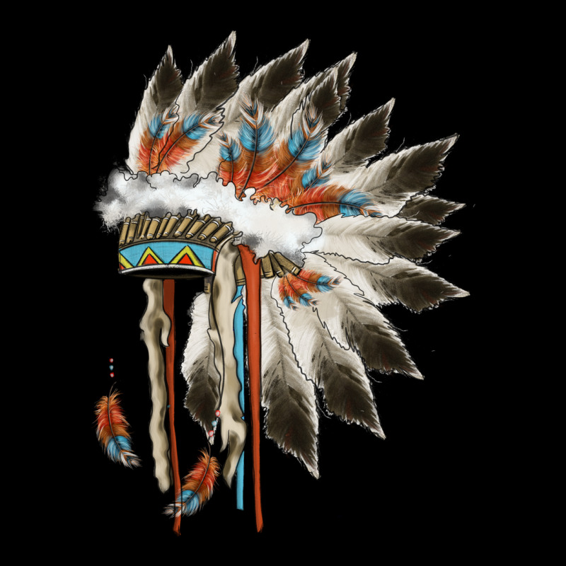 Indian Headress Heavy Core Tee by AdoDesignShop | Teevron