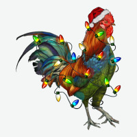 Christmas Lights Rooster Urban Heavy Tee | Teevron