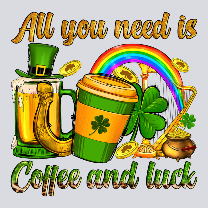 St. Patrick's All You Need Is Coffee And Luck Zipper Hoodie by OliviaCreatesArt | Teevron
