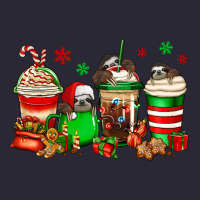 Christmas Sloth Coffee Cups Vintage Tee | Teevron