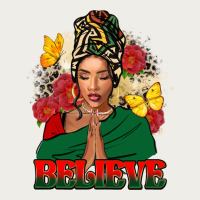Believe Black Woman Zipper Hoodie | Teevron