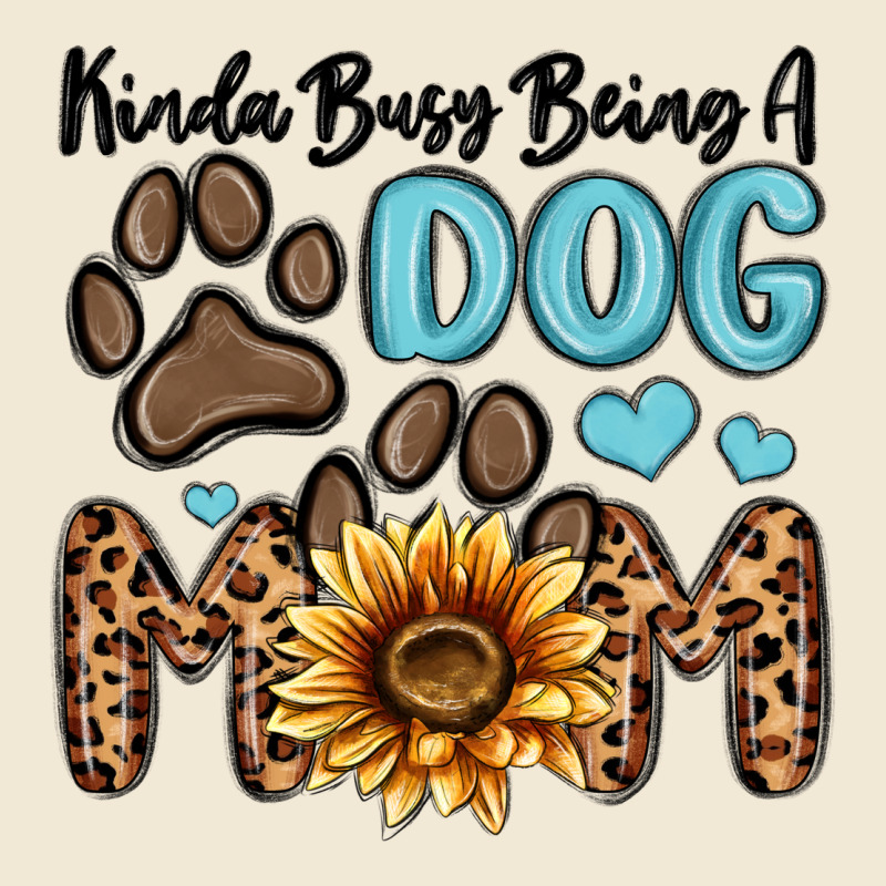 Kinda Busy Being A Dog Mom Premium Tee by MaliasSmallBusiness | Teevron