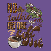 No Talkie Before Coffee Vintage Tee | Teevron