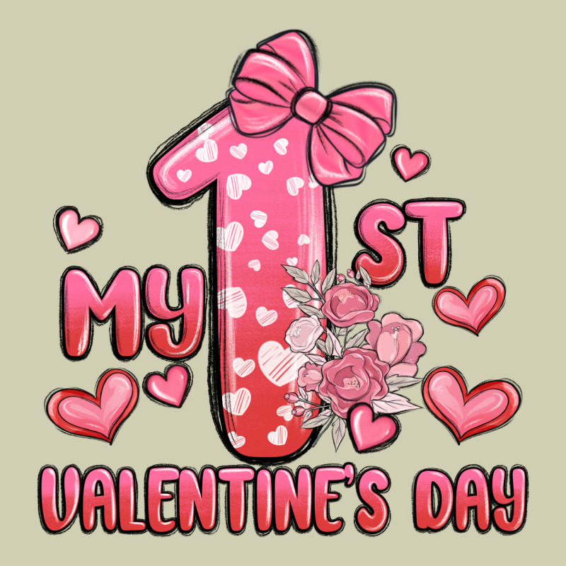 My First Valentines Day Heavy Core Tee by MaliasSmallBusiness | Teevron