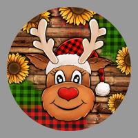 Cute Reindeer Head Christmas Vintage Hoodie | Teevron
