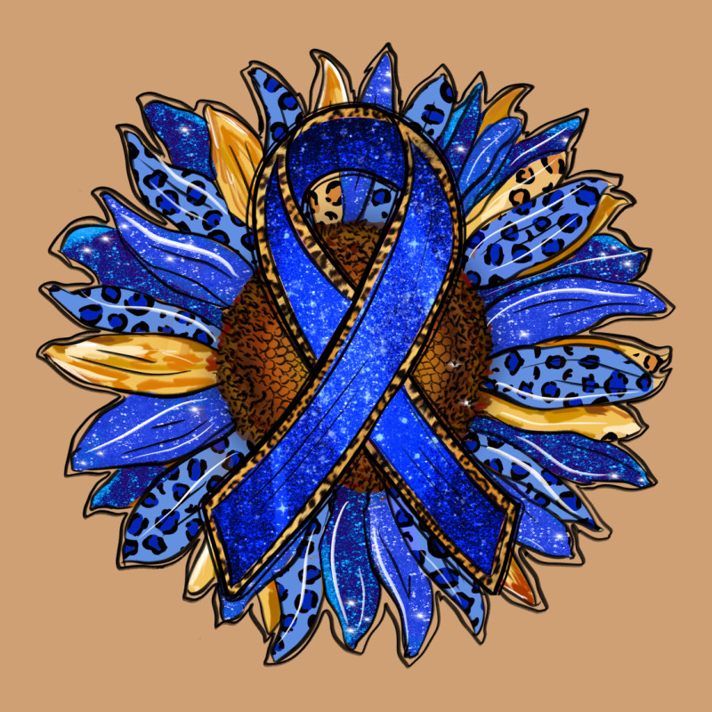 Colon Cancer Awareness Sunflower Vintage Tee by RanaPortraitStore | Teevron