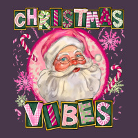 Pink Christmas Vibes Santa Heavyweight Hoodie | Teevron
