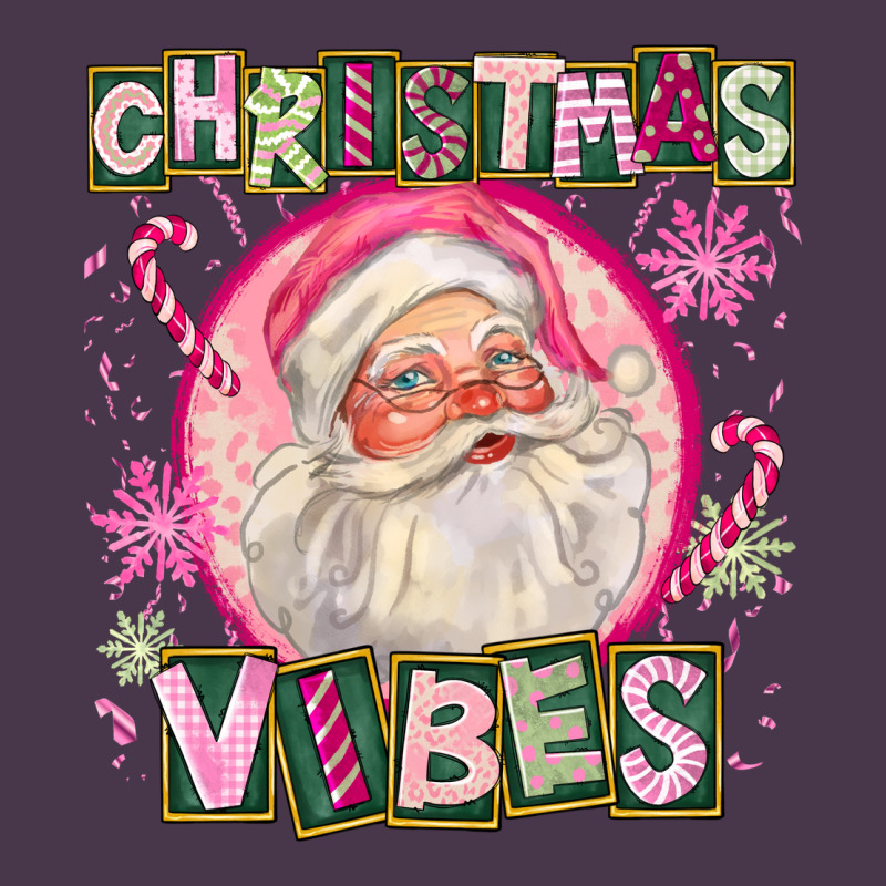 Pink Christmas Vibes Santa Heavyweight Hoodie by FaDigitalArtStudio | Teevron