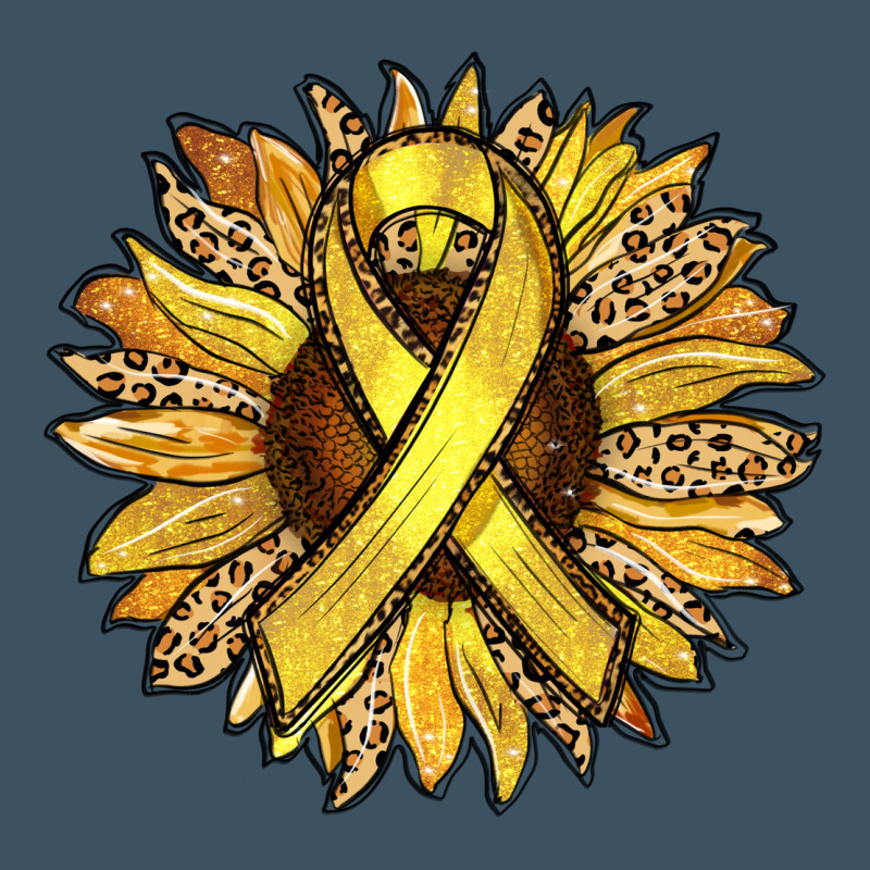 Child Cancer Awareness Sunflower Urban Heavy Tee by RanaPortraitStore | Teevron