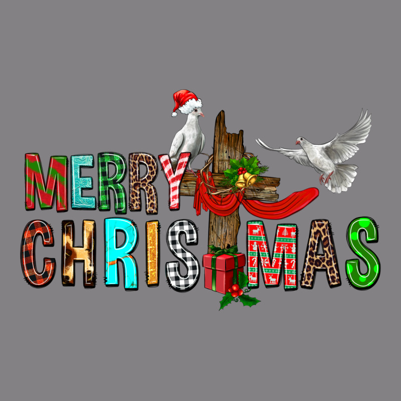 Merry Christmas Cross Heavyweight Hoodie by FaDigitalArtStudio | Teevron