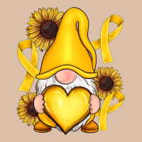Childhood Cancer Gnome Urban Heavy Tee | Teevron