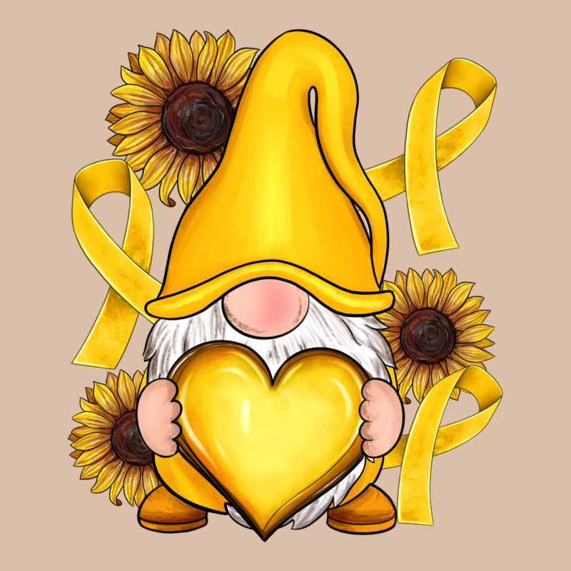 Childhood Cancer Gnome Urban Heavy Tee by RanaPortraitStore | Teevron