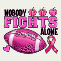 Nobody Fights Alone Breast Cancer Urban Heavy Tee | Teevron