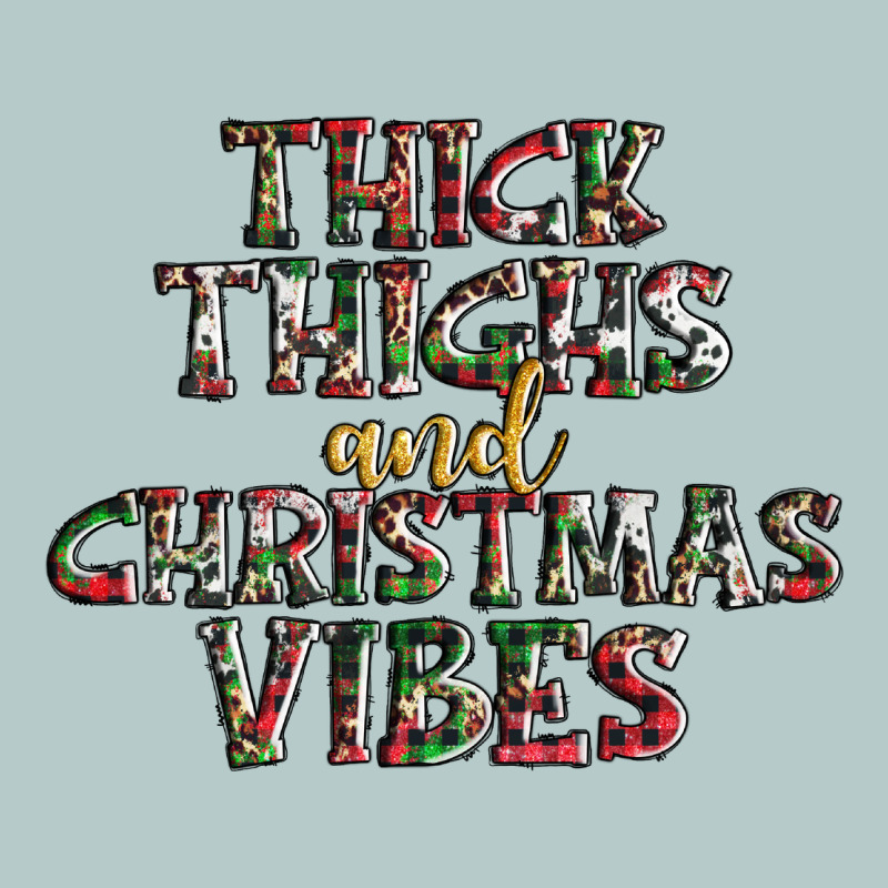 Thick Thighs And Christmas Vibes Heavy Core Tee by AdoDesignShop | Teevron