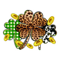 St. Patrick's Day Shamrocks Zipper Hoodie | Teevron