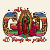 With God All Things Are Possible Lady Of Guadalupe Vintage Tee | Teevron