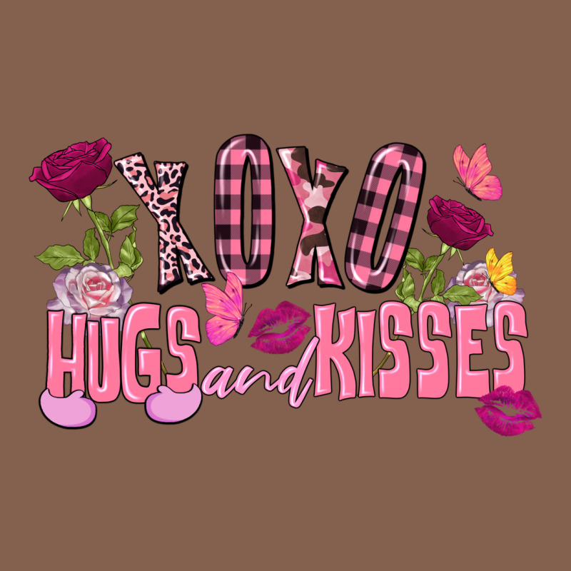 Xoxo Hugs And Kisses Valentine's Day Zipper Hoodie by FaDigitalArtStudio | Teevron