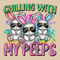 Chilling With My Peeps Easter Bunnies Cowgirl Cowg Heavyweight Sweatshirt | Teevron