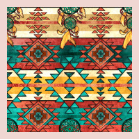 Native American Aztec Seamless Pattern Premium Sweatshirt | Teevron