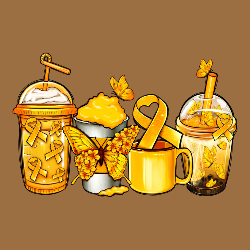 Childhood Cancer Coffee Vintage Tee by Jasminsmagicworld | Teevron