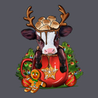 Christmas Baby Cow Hot Cocoa Vintage Hoodie | Teevron