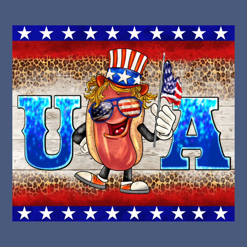 Usa Hot Dog Vintage Hoodie by BarkalooDesign | Teevron