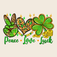 St. Patrick's Day Peace Love Luck Zipper Hoodie | Teevron