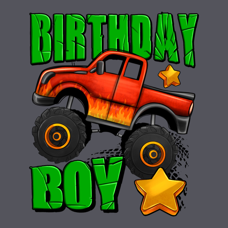 Birthday Boy Monster Truck Vintage Hoodie by Jasminsmagicworld | Teevron