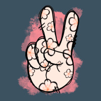 Floral Peace Sign Urban Heavy Tee | Teevron