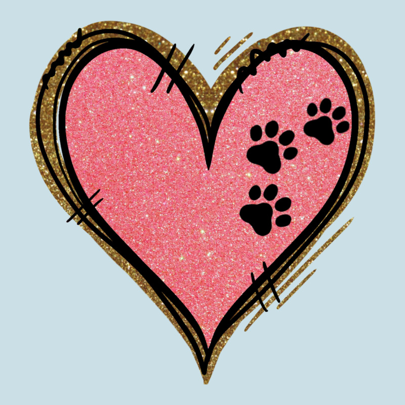Pink Glitter Heart Ladies Tee by Jasminsmagicworld | Teevron