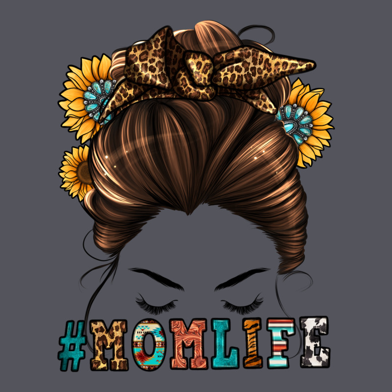 Mom Life Messy Bun Vintage Hoodie by Jasminsmagicworld | Teevron