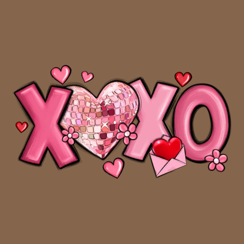 Xoxo Disco Heart Valentine's Day Premium Tee by MaliasSmallBusiness | Teevron