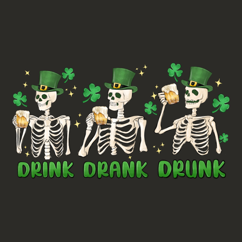 Drink Drank Drunk St. Patricks Day Skeletons Heavy Core Tee by MaliasSmallBusiness | Teevron