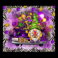 Mardi Gras Gnome On The Truck Long Sleeve Tee | Teevron