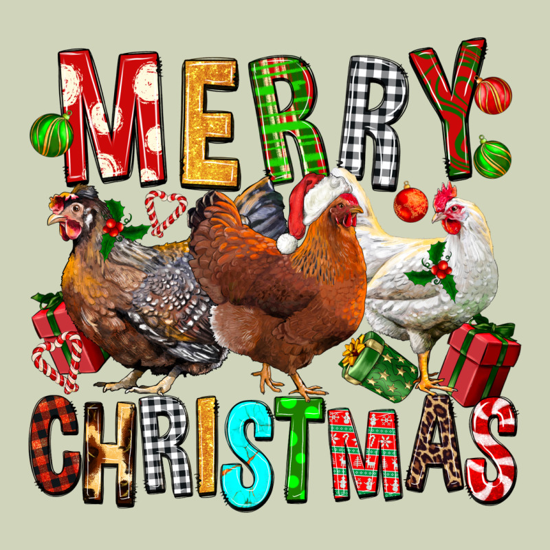 Merry Christmas Chickens Heavyweight Hoodie by FaDigitalArtStudio | Teevron