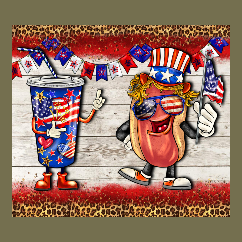 Usa Hot Dog Coca Tumbler Vintage Hoodie by BarkalooDesign | Teevron