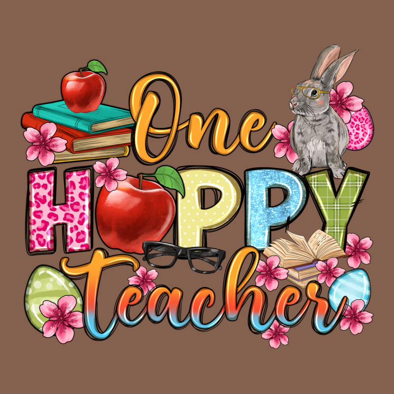 Easter Day One Hoppy Teacher Zipper Hoodie by OliviaCreatesArt | Teevron