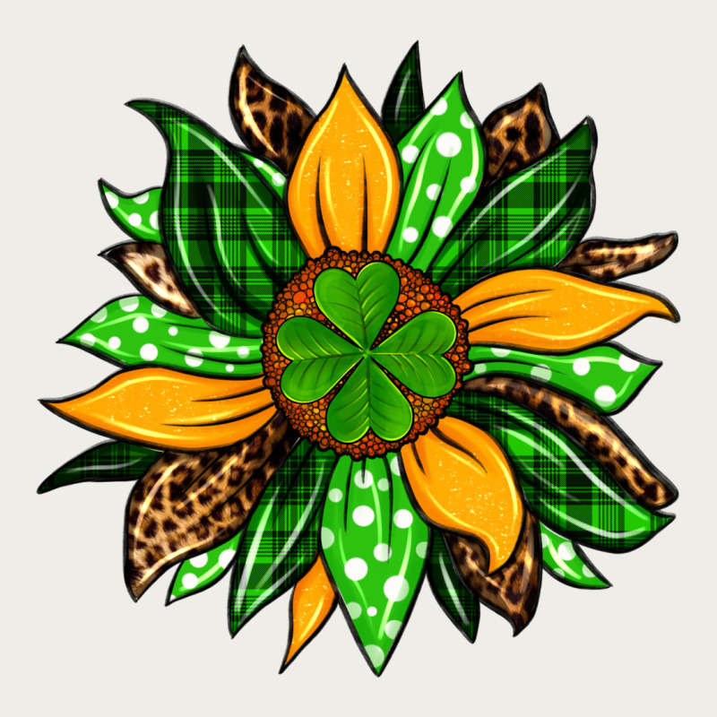 St. Patrick's Sunflower Zipper Hoodie by OliviaCreatesArt | Teevron