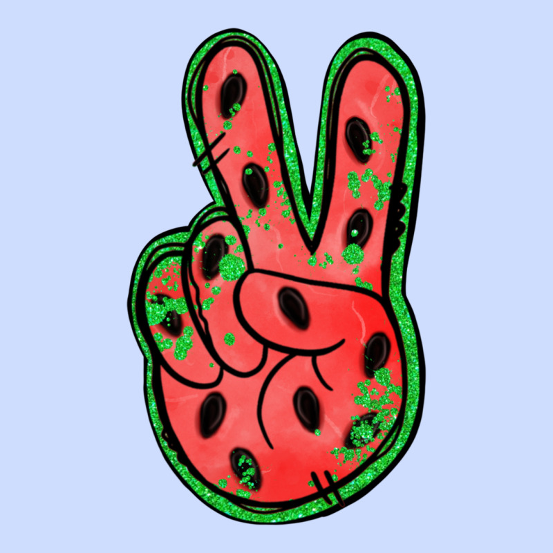 Watermelon Peace Sign Urban Heavy Tee by Jasminsmagicworld | Teevron