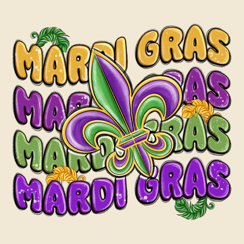 Mardi Gras With Fleur De Lis Premium Tee by MaliasSmallBusiness | Teevron