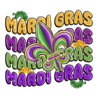 mardi gras with fleur de lis | Teevron