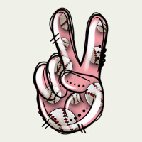 Baseball Peace Sign Urban Heavy Tee | Teevron