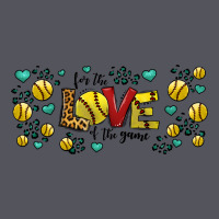 For The Love Of The Game Softball Vintage Hoodie | Teevron