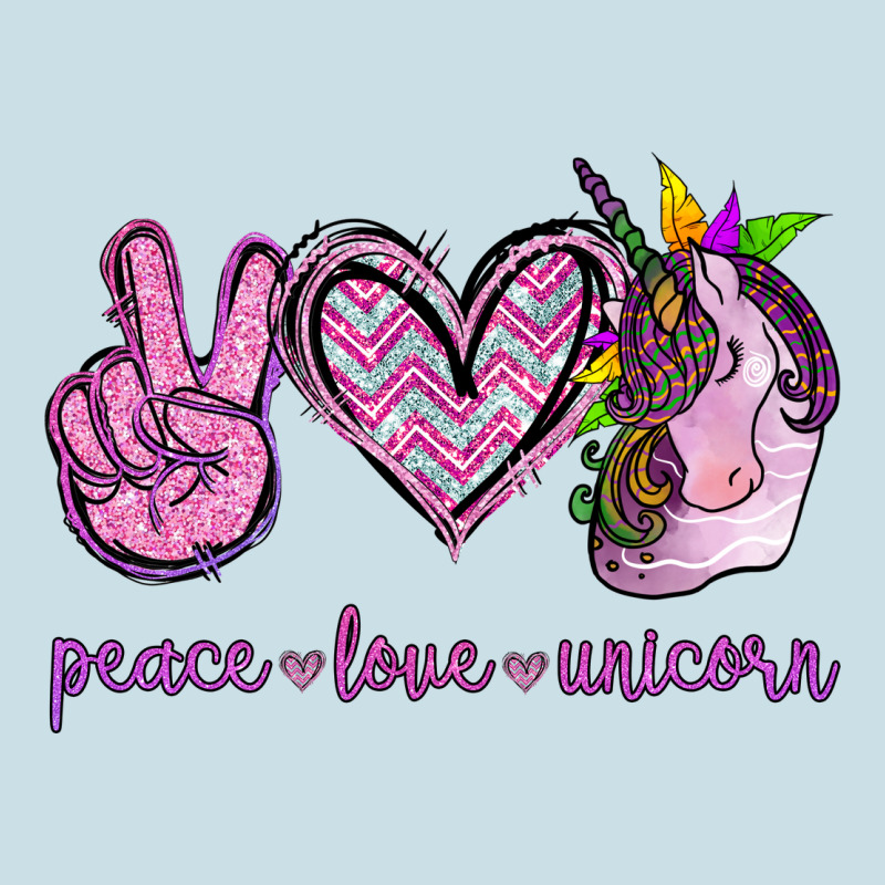 Peace Love Unicorn Ladies Tee by Jasminsmagicworld | Teevron