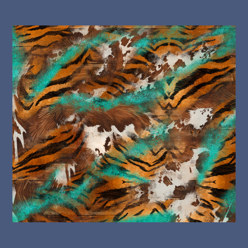 Tiger Cowhide Tumbler Vintage Hoodie by BarkalooDesign | Teevron
