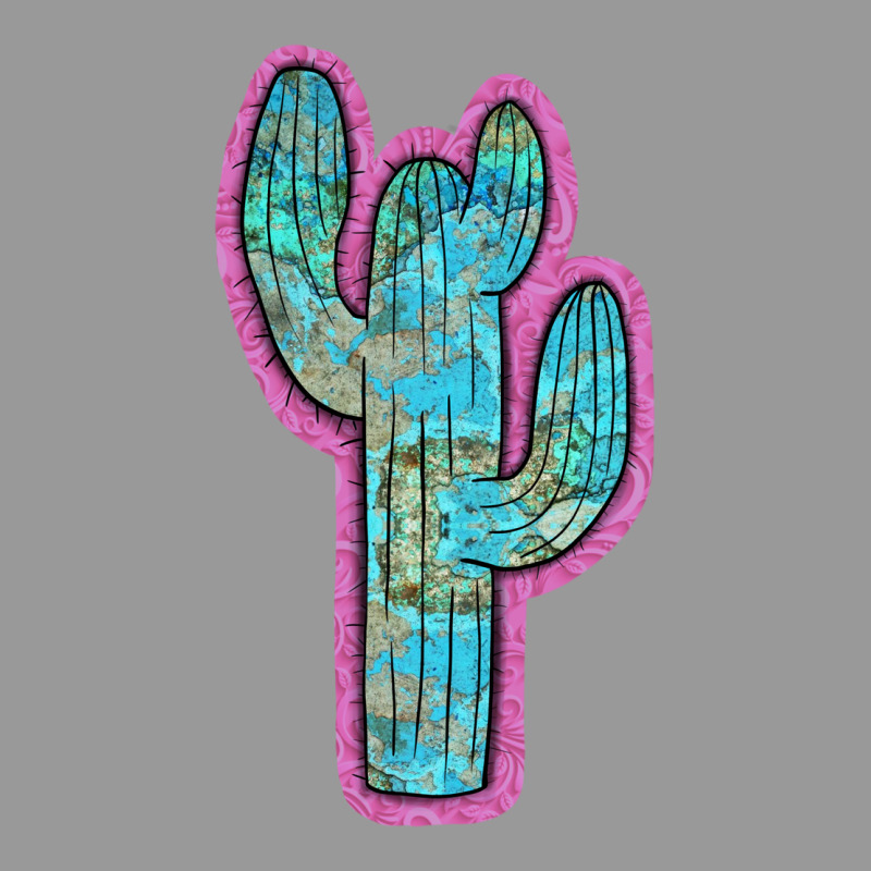 Western Turquoise Cactus Vintage Hoodie by RanaPortraitStore | Teevron