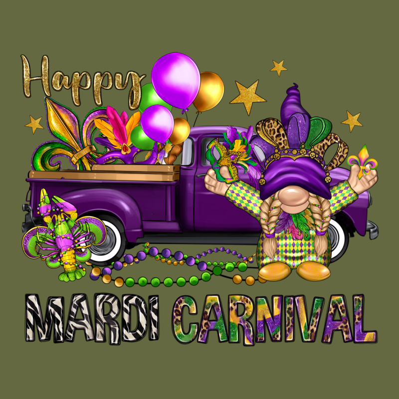 Happy Mardi Carnival With Truck Long Sleeve Tee by NancyCooperArtShop | Teevron