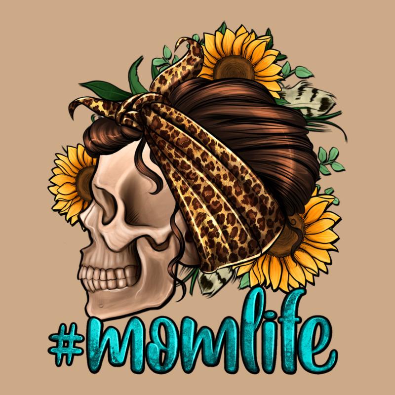 Momlife Skull With Bandana Vintage Hoodie by Jasminsmagicworld | Teevron